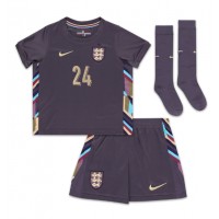 Camiseta Inglaterra Cole Palmer #24 Visitante Equipación para niños Eurocopa 2024 manga corta (+ pantalones cortos)